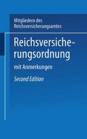  Reichs-Versicherungsordnung | eBook | Sack Fachmedien