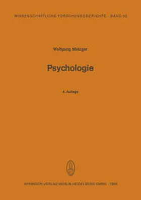 Metzger |  Psychologie | eBook | Sack Fachmedien