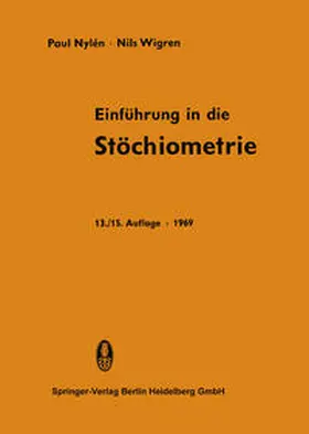 Nylén / Wigren |  Einführung in die Stöchiometrie | eBook | Sack Fachmedien