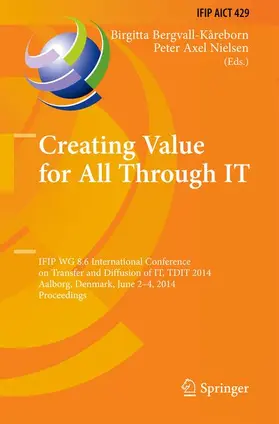 Nielsen / Bergvall-Kåreborn |  Creating Value for All Through IT | Buch |  Sack Fachmedien