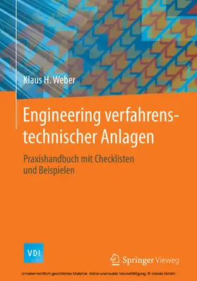 Weber |  Engineering verfahrenstechnischer Anlagen | eBook | Sack Fachmedien