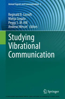 Cocroft / Gogala / Hill |  Studying Vibrational Communication | eBook | Sack Fachmedien