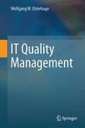 Osterhage |  IT Quality Management | Buch |  Sack Fachmedien