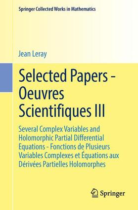 Leray / Malliavin | Selected Papers - Oeuvres Scientifiques III | Buch | 978-3-662-43772-8 | sack.de
