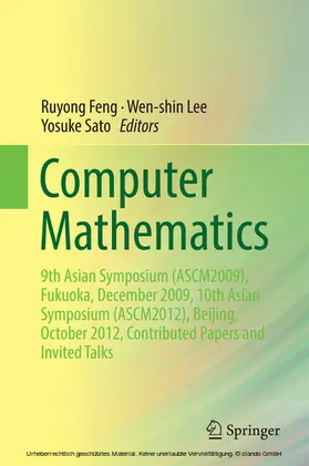 Feng / Lee / Sato | Computer Mathematics | E-Book | www.sack.de