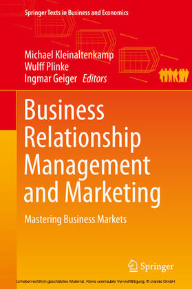 Kleinaltenkamp / Plinke / Geiger | Business Relationship Management and Marketing | E-Book | sack.de