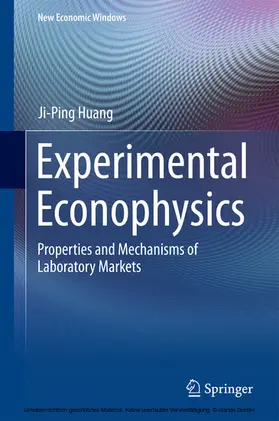 Huang |  Experimental Econophysics | eBook | Sack Fachmedien