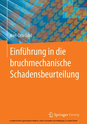 Edel | Einführung in die bruchmechanische Schadensbeurteilung | E-Book | www.sack.de