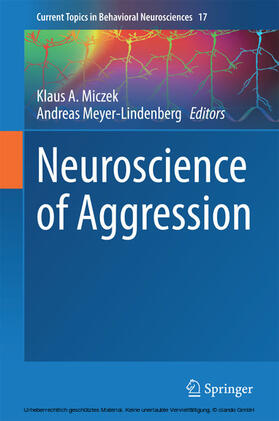 Miczek / Meyer-Lindenberg | Neuroscience of Aggression | E-Book | sack.de