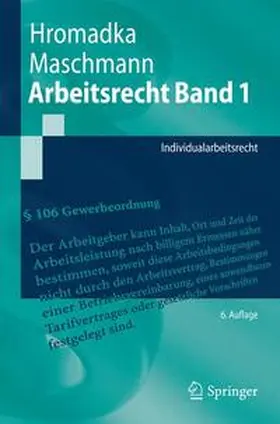 Hromadka / Maschmann | Arbeitsrecht Band 1 | Buch | 978-3-662-44385-9 | sack.de