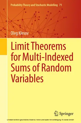 Klesov | Limit Theorems for Multi-Indexed Sums of Random Variables | E-Book | www.sack.de