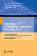 Gathegi / Al / Tonta |  Challenges of Information Management Beyond the Cloud | Buch |  Sack Fachmedien