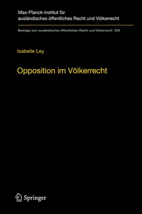 Ley |  Opposition im Völkerrecht | eBook | Sack Fachmedien