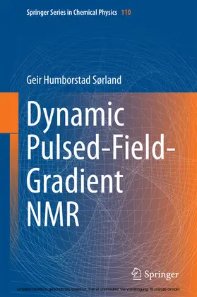 Sørland | Dynamic Pulsed-Field-Gradient NMR | E-Book | sack.de