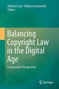Giovanella / Caso |  Balancing Copyright Law in the Digital Age | Buch |  Sack Fachmedien