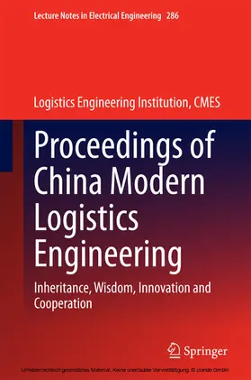 Logistics Engineering Institution, / Logistics Engineering Institution | Proceedings of China Modern Logistics Engineering | E-Book | sack.de