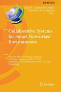 Afsarmanesh / Camarinha-Matos |  Collaborative Systems for Smart Networked Environments | Buch |  Sack Fachmedien