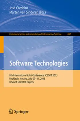 Cordeiro / van Sinderen | Software Technologies | E-Book | sack.de