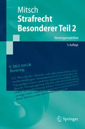Mitsch | Strafrecht, Besonderer Teil 2 | E-Book | www.sack.de
