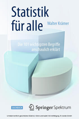 Krämer | Statistik für alle | E-Book | sack.de