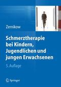 Zernikow |  Schmerztherapie bei Kindern, Jugendlichen | Buch |  Sack Fachmedien