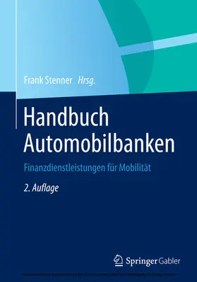 Stenner | Handbuch Automobilbanken | E-Book | sack.de