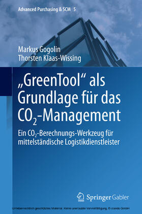 Gogolin / Klaas-Wissing | "GreenTool" als Grundlage für das CO2-Management | E-Book | sack.de