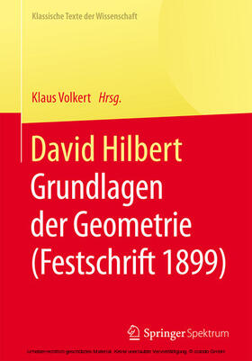 Volkert | David Hilbert | E-Book | sack.de
