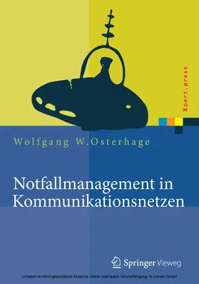 Osterhage | Notfallmanagement in Kommunikationsnetzen | E-Book | www.sack.de