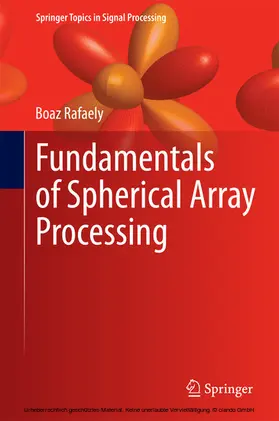 Rafaely |  Fundamentals of Spherical Array Processing | eBook | Sack Fachmedien