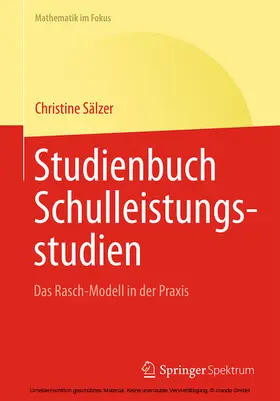 Sälzer |  Studienbuch Schulleistungsstudien | eBook | Sack Fachmedien