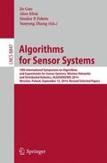 Gao / Zhang / Efrat |  Algorithms for Sensor Systems | Buch |  Sack Fachmedien