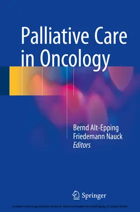 Alt-Epping / Nauck |  Palliative Care in Oncology | eBook | Sack Fachmedien