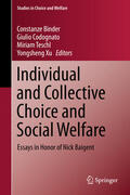 Binder / Codognato / Teschl |  Individual and Collective Choice and Social Welfare | eBook | Sack Fachmedien