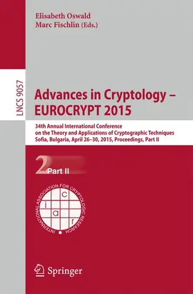 Fischlin / Oswald |  Advances in Cryptology - EUROCRYPT 2015 | Buch |  Sack Fachmedien