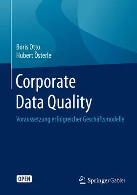 Otto / Österle |  Corporate Data Quality | Buch |  Sack Fachmedien