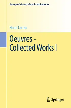 Cartan / Remmert / Serre |  Oeuvres - Collected Works I | Buch |  Sack Fachmedien