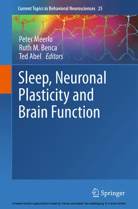 Meerlo / Benca / Abel | Sleep, Neuronal Plasticity and Brain Function | E-Book | sack.de