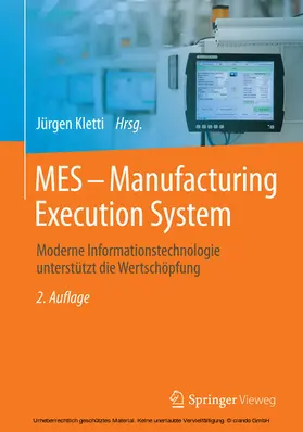 Kletti |  MES - Manufacturing Execution System | eBook | Sack Fachmedien