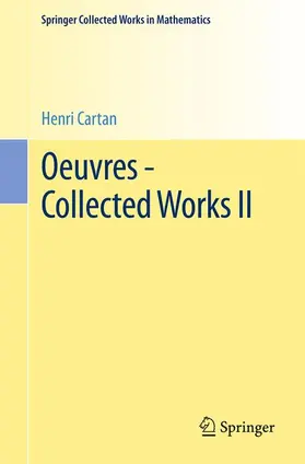 Cartan / Serre / Remmert |  Oeuvres - Collected Works II | Buch |  Sack Fachmedien