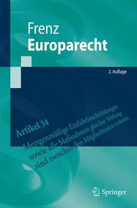Frenz | Europarecht | Buch | 978-3-662-47183-8 | sack.de