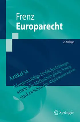 Frenz | Europarecht | E-Book | www.sack.de