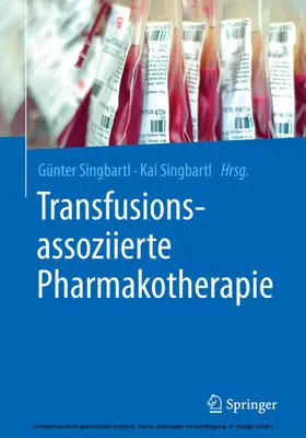 Singbartl | Transfusionsassoziierte Pharmakotherapie | E-Book | www.sack.de