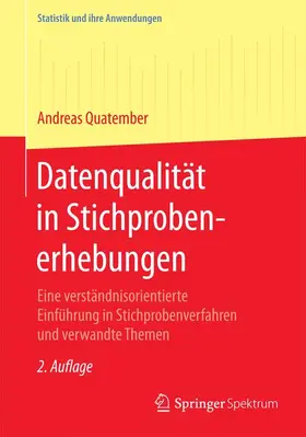 Quatember |  Datenqualität in Stichprobenerhebungen | Buch |  Sack Fachmedien