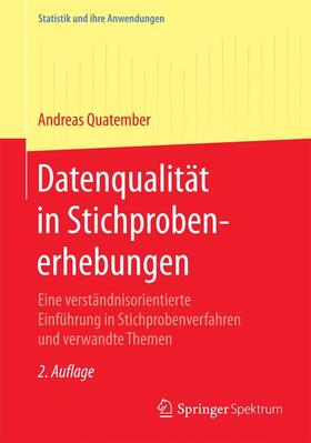 Quatember | Datenqualität in Stichprobenerhebungen | Buch | 978-3-662-47458-7 | sack.de