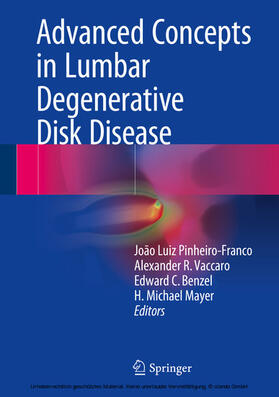 Pinheiro-Franco / Vaccaro / Benzel | Advanced Concepts in Lumbar Degenerative Disk Disease | E-Book | sack.de