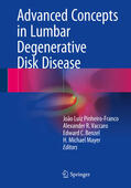 Pinheiro-Franco / Vaccaro / Benzel |  Advanced Concepts in Lumbar Degenerative Disk Disease | eBook | Sack Fachmedien