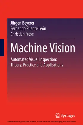 Beyerer / Puente León / Frese |  Machine Vision | eBook | Sack Fachmedien