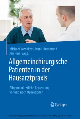 Korenkov / Hünermund / Purr |  Allgemeinchirurgische Patienten in der Hausarztpraxis | eBook | Sack Fachmedien