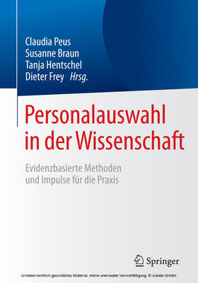 Peus / Braun / Hentschel | Personalauswahl in der Wissenschaft | E-Book | sack.de